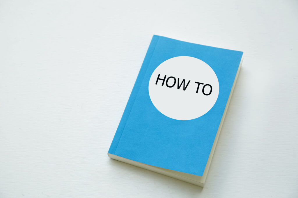 How To guide book